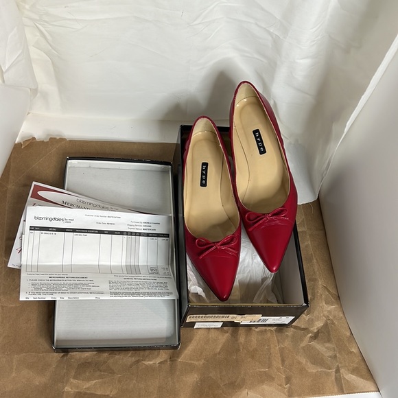 Hype low heel pumps Winter Red 8 - Picture 9 of 17